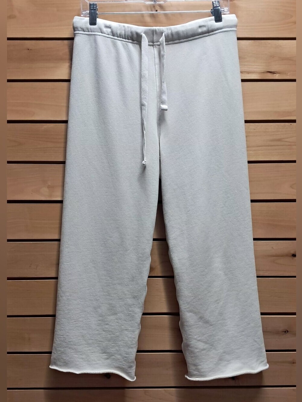 Frank & Eileen Catherine Wide-Leg Cropped Sweatpants Size S